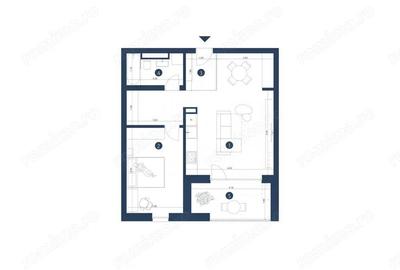 Apartament nou cu 2 camere - 3