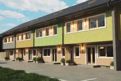 La 600 m de Centrul Vechi PROIECT NOU case tip insiruite P+E+M, s.c.198 mp - 1