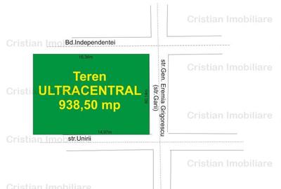 938 mp deschidere 60m Bd.Independentei colt cu Victoriei , a - 1