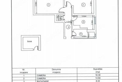 Apartament cu 2 camere decomandat în Central