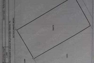 Teren de 1200 mp, în Urleta - 2