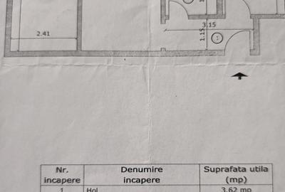 Apartament cu 3 camere în Piața