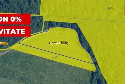 COMISION 0% Teren extravilan Mosnita in zona de Padurea Bistra - 18.600 mp! - 2