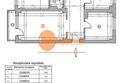 Apartament 5 camere spațios – 96 mp utili | Decomandat | Etaj 5/10 - 10