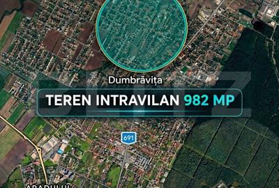 Teren de 982 mp, în Dumbrăvița - 1