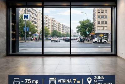 Spațiu comercial, de 75 mp, în Muncii