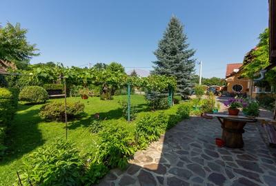 Casa cu 5 dormitoare, foisor, sauna, beci,pod garaj si gradina - 56
