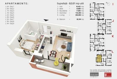 Apartament cu 2 camere decomandat în Aradului - 7