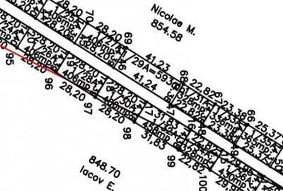 Terenuri cu deschidere 20m la Centura in suprafata  de 5950 mp si 6481 mp - 11