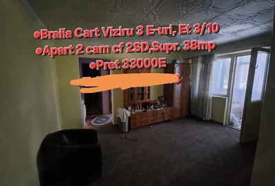Apartament cu 2 camere semidecomandat în Viziru 3 - 2