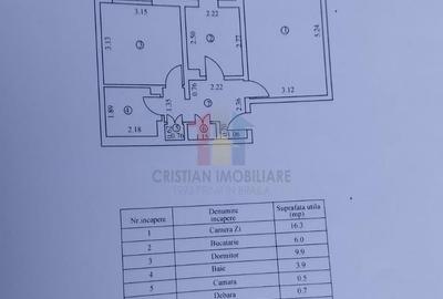 Apartament cu 2 camere decomandat în Central - 4