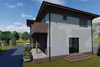 Casa P+1 la rosu, 4 camere, 135 mp, zona Dumbrava - 1