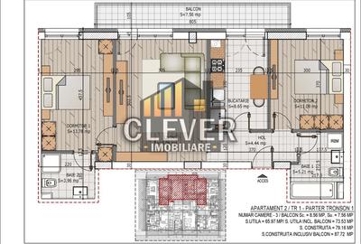 Direct Dezvoltator: 3 Camere, Compartimentare Ideală în Cartierul Verde - 3