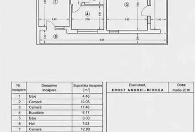 Apartament cu 3 camere decomandat, mobilat în Chitila - 2