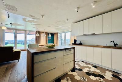 Penthouse cu 3 camere semidecomandat, mobilat în Grigorescu - 7