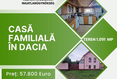 Casă individuală cu 3 camere în Dacia