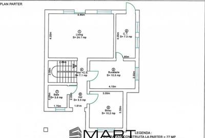 Casă cu 4 camere cu Canalizare în Șura Mică - 3