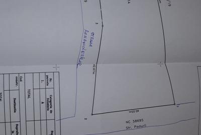 Teren agricol intravilan de 3000 mp, în Brănești