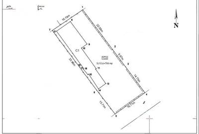 Teren Construcții intravilan de 799 mp, în Grigorescu - 1