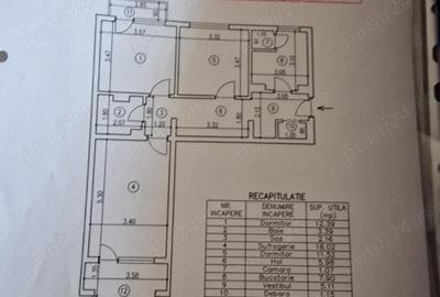 Apartament cu 3 camere decomandat, mobilat în Muncii - 5