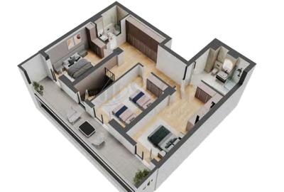 Apartament cu 5 camere decomandat în Pipera - 11