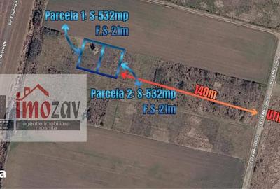 Teren de 532 mp, în Moșnița Nouă