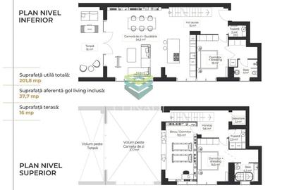 Apartament Spectaculos 4 Camere de tip Loft | Arhitectura Moderna - 7