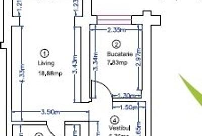 Garsonieră în Pipera