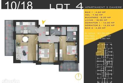Apartament cu 3 camere decomandat în Titan - 4