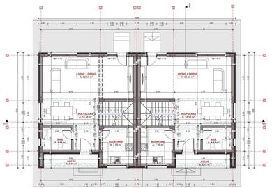 Casă cu 4 camere în Central - 1