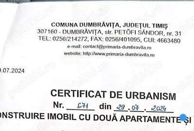 Teren de 1019 mp, în Central - 1