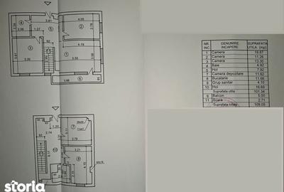 Apartament cu 4 camere în Dămăroaia