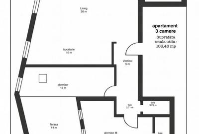 Apartament cu 3 camere decomandat în Ferdinand - 9