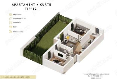 Apartamente noi cu 2 si 3 cam in bloc nou pe Str.Strugurilor in Lugoj - 6