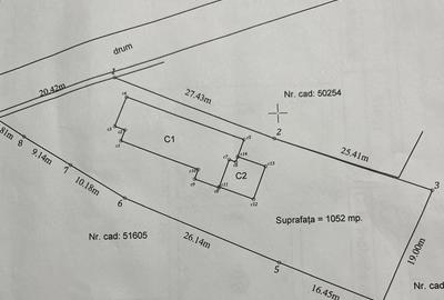Casă cu Teren 1737 Mp în Jucu - 1
