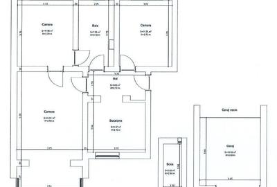 Apartament 3 camere, Gheorghe Doja, Oradea,70 mp. 125 000... - 8