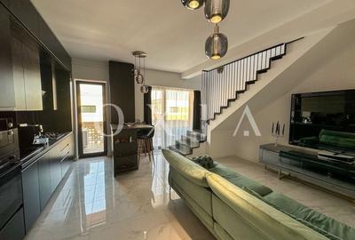 Penthouse cu 4 camere decomandat, mobilat în Giroc