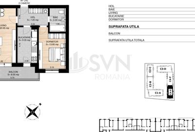 Apartament cu 2 camere semidecomandat în Pipera - 3