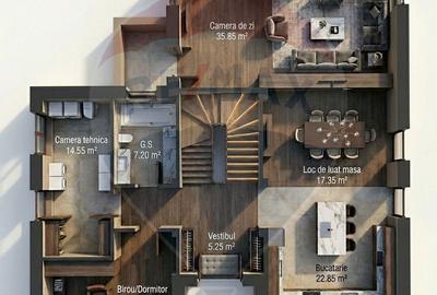 Casă cu 4 camere în Fântânele - 13