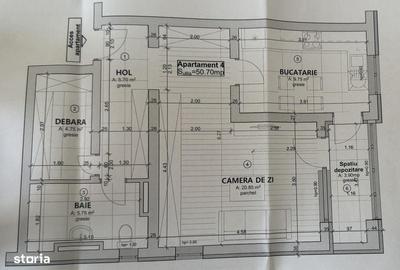 Garsonieră decomandată în Giroc
