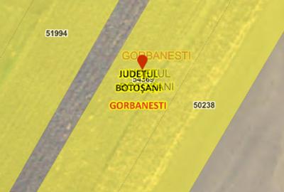 Două loturi teren extravilan Gorbănești - 2