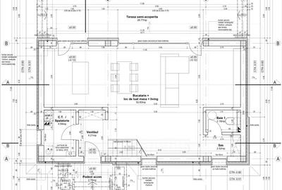 Vila P+1 cu 4 camere teren 470 mp Tunari Central - 15