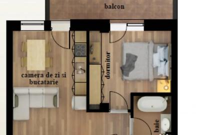 Apartament cu 2 camere semidecomandat în Orașul Vechi - 1