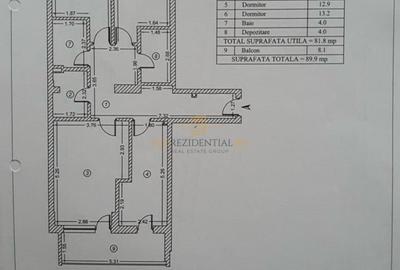 Apartament cu 3 camere decomandat, mobilat în Metalurgiei - 3
