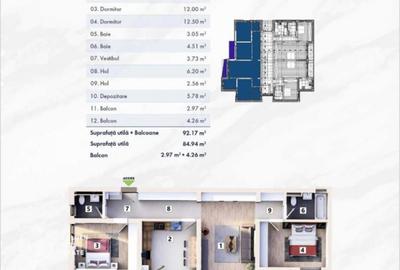Apartament de 3 Camere in Complex Rezidential Exclusivist - 14