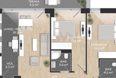 REA1018184 BEST PRICE 3 Camere cu terasa Complex Atria - 2