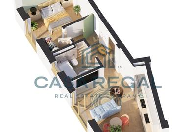Apartament cu 2 camere în Sânmartin