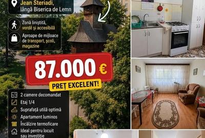 Apartament cu 2 camere decomandat în Titan - 1