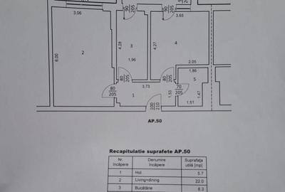 Apartament cu 2 camere decomandat în Nord - 2