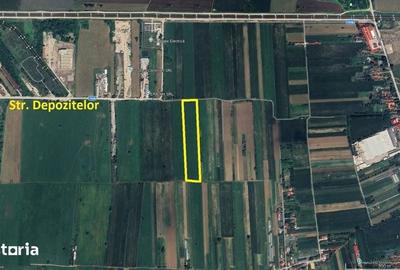 Teren de 9000 mp, în Depozitelor